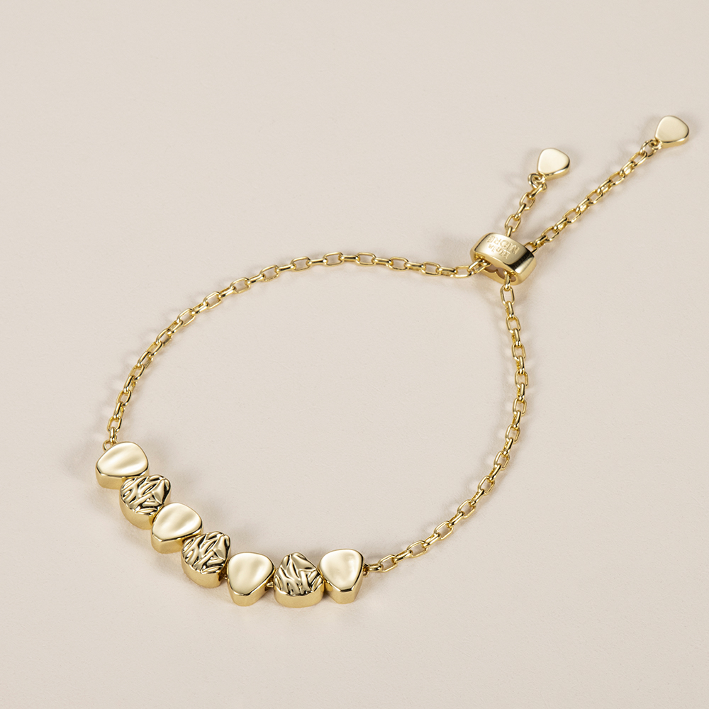 Organic Metal Slider Bracelet