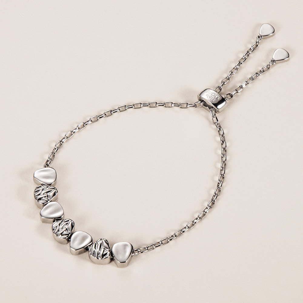Organic Metal Slider Bracelet
