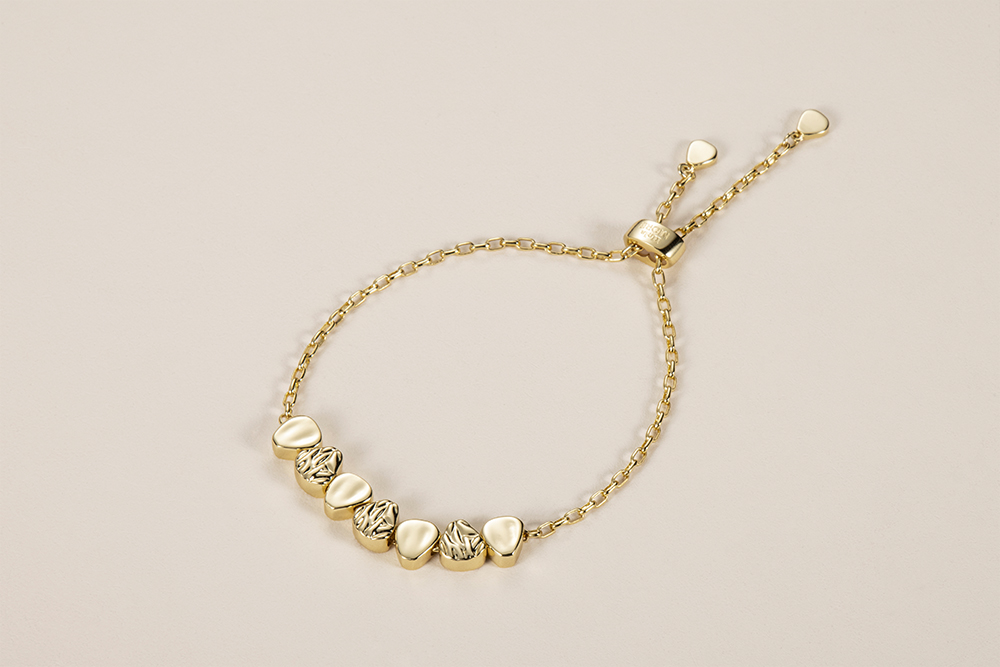 Organic Metal Slider Bracelet