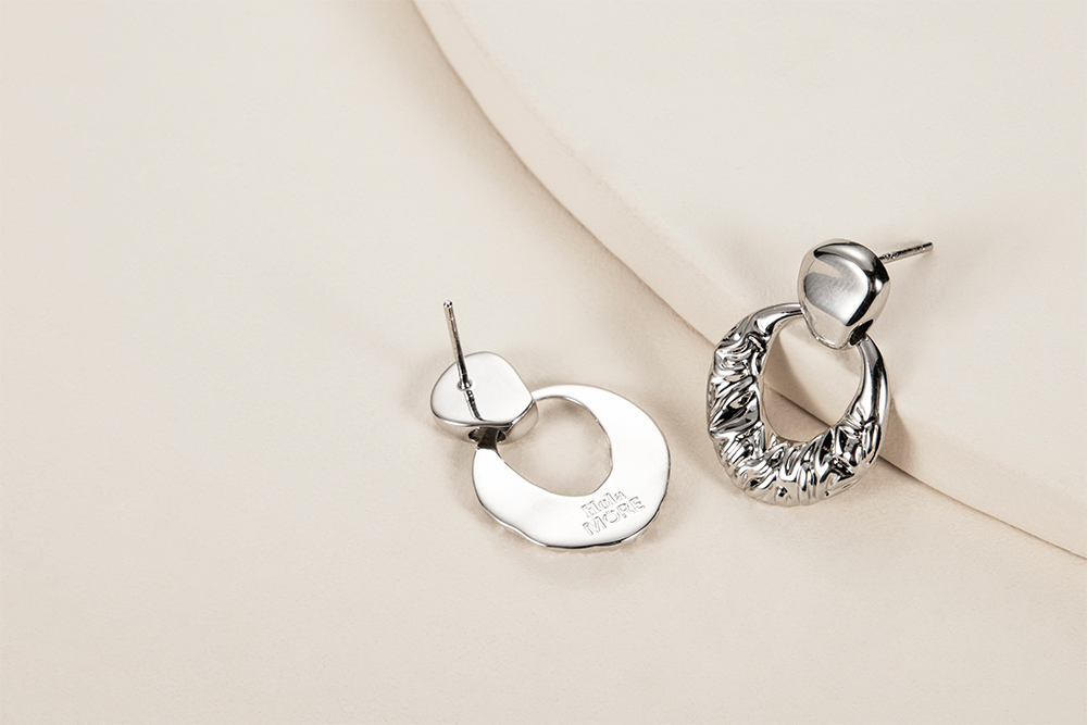 Organic Metal Earrings