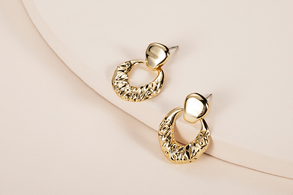 Organic Metal Earrings