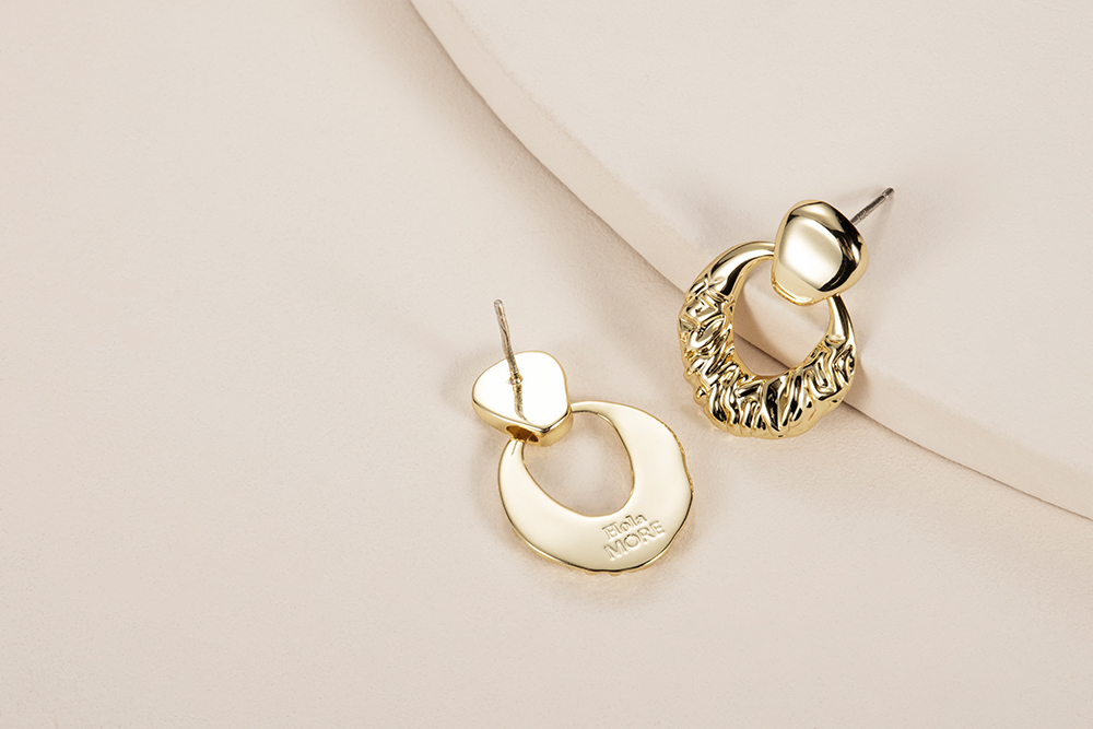 Organic Metal Earrings