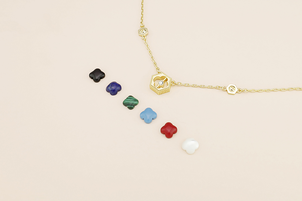 【週末限定値下げ】loro loop necklace 01 K18mix loop necklace 02｜LORO official online store
